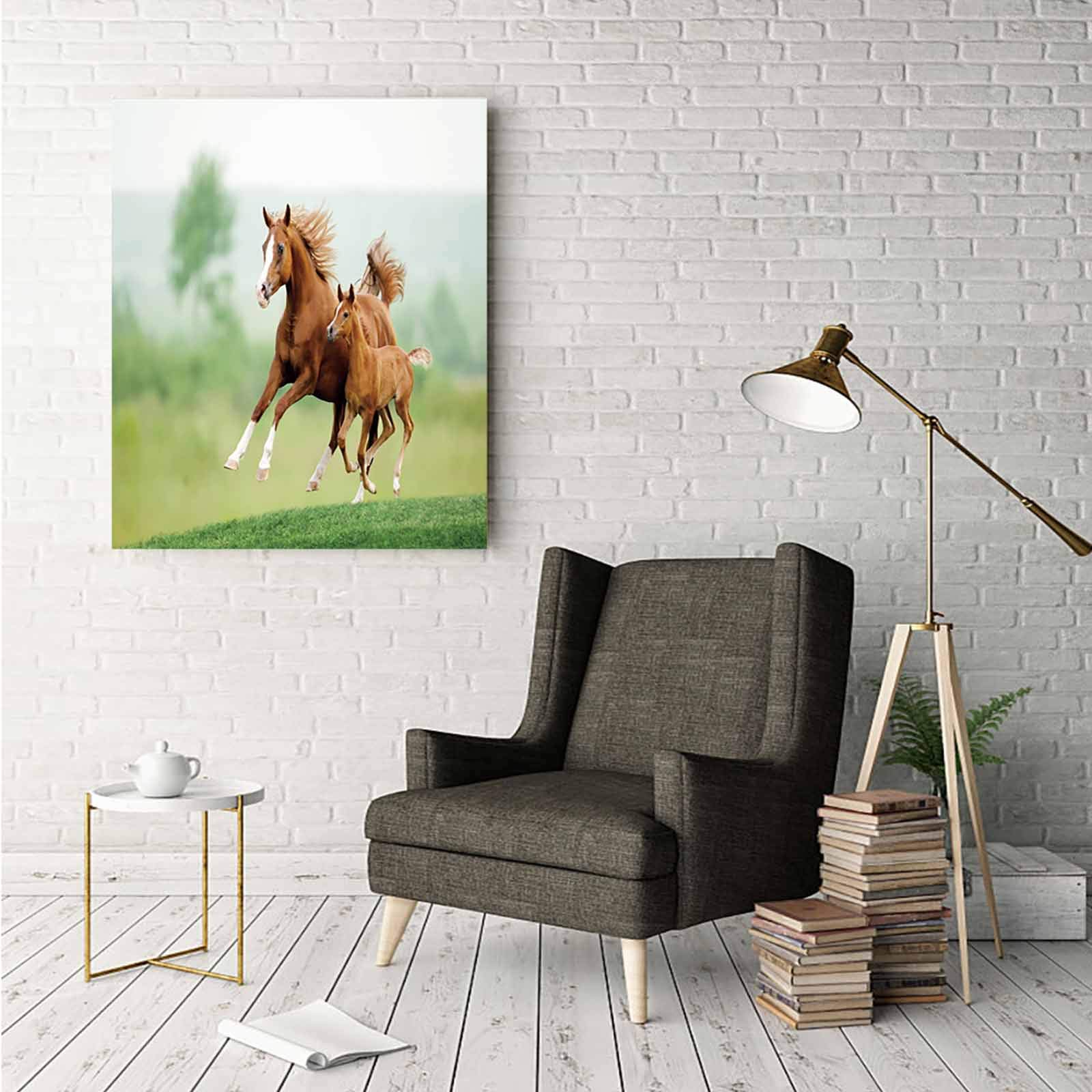 絵画 インテリア 油絵 F4-121712 馬 絵画 インテリア 油絵 F4-121712 馬